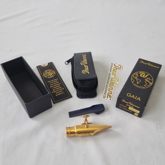 Theo Wanne Tenor Sax Gold Gaia 3 Mouthpiece 7* Used